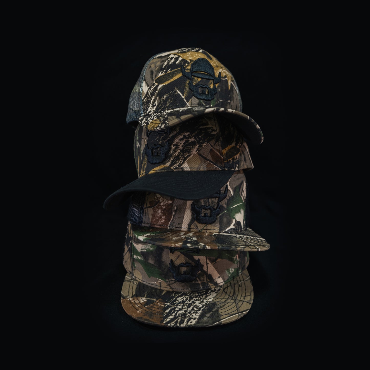 Pack - 4 Gorras Cacería + Porta Gorras