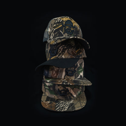 Pack - 4 Gorras Cacería + Porta Gorras